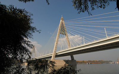 Megyeri Bridge is the longest bridge of Budapest